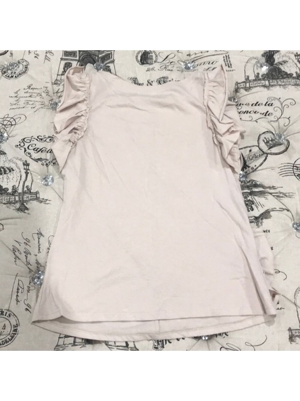 CHELSEA28 Asymmetrical Ruffle Top - Picture 4 of 6